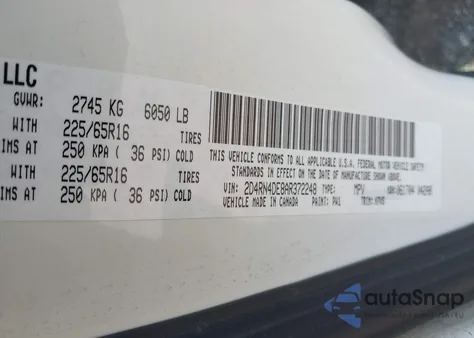 2010 Dodge Grand Caravan Se from USA, damaged, VIN 2D4RN4DE8AR372248